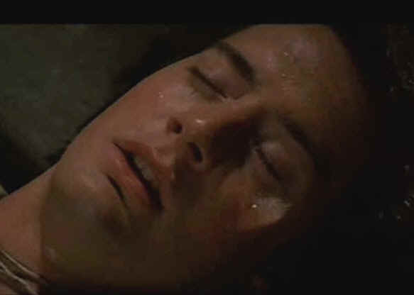 Kyle MacLachlan vo filme D.Lyncha Duna (1984) ako Paul Atreides v predzvestnom sne